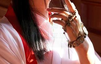 蜜桃社 – 小魔女lily的天台美图，谁说只有白云可以平平无奇？
